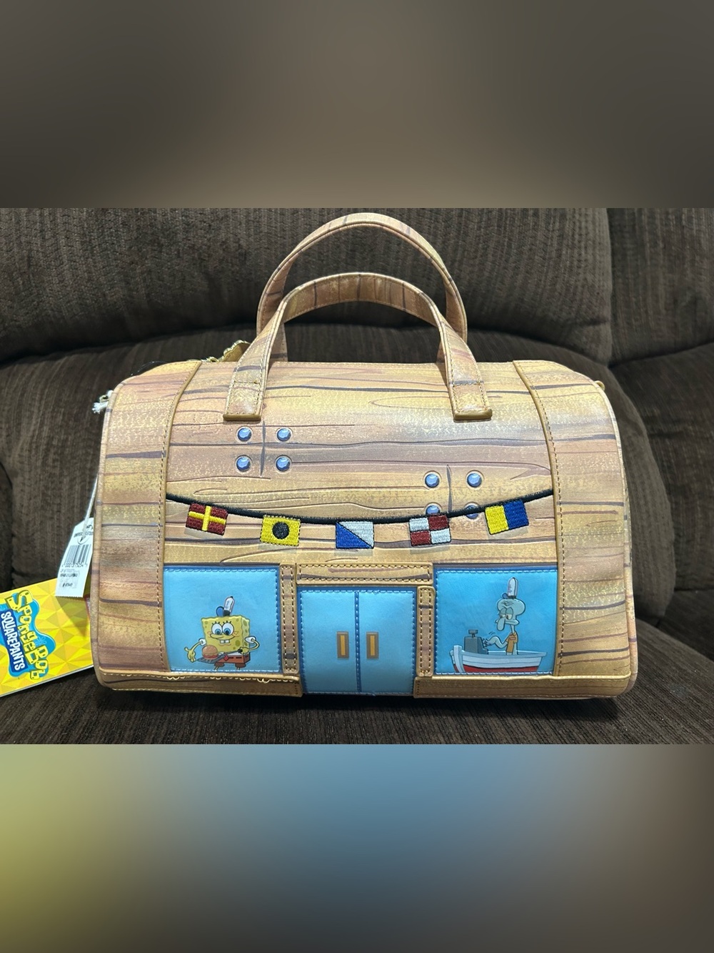 Loungefly X Nickelodeon SpongeBob SquarePants Krusty Krab Crossbody/Handle Bag🧽 - Picture 2 of 15